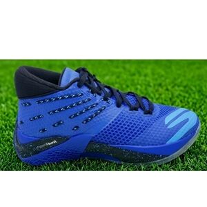 $185 Skechers SKX Reign Basketball Shoes Blue/Black
